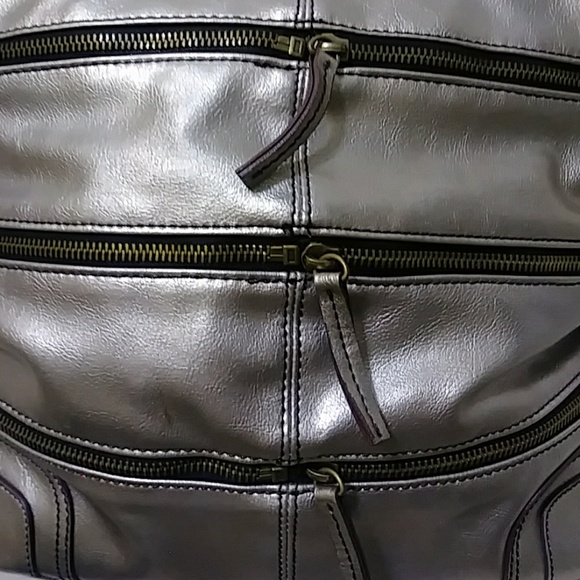 Silver lather bag in good Condition like New . - Picture 5 of 8